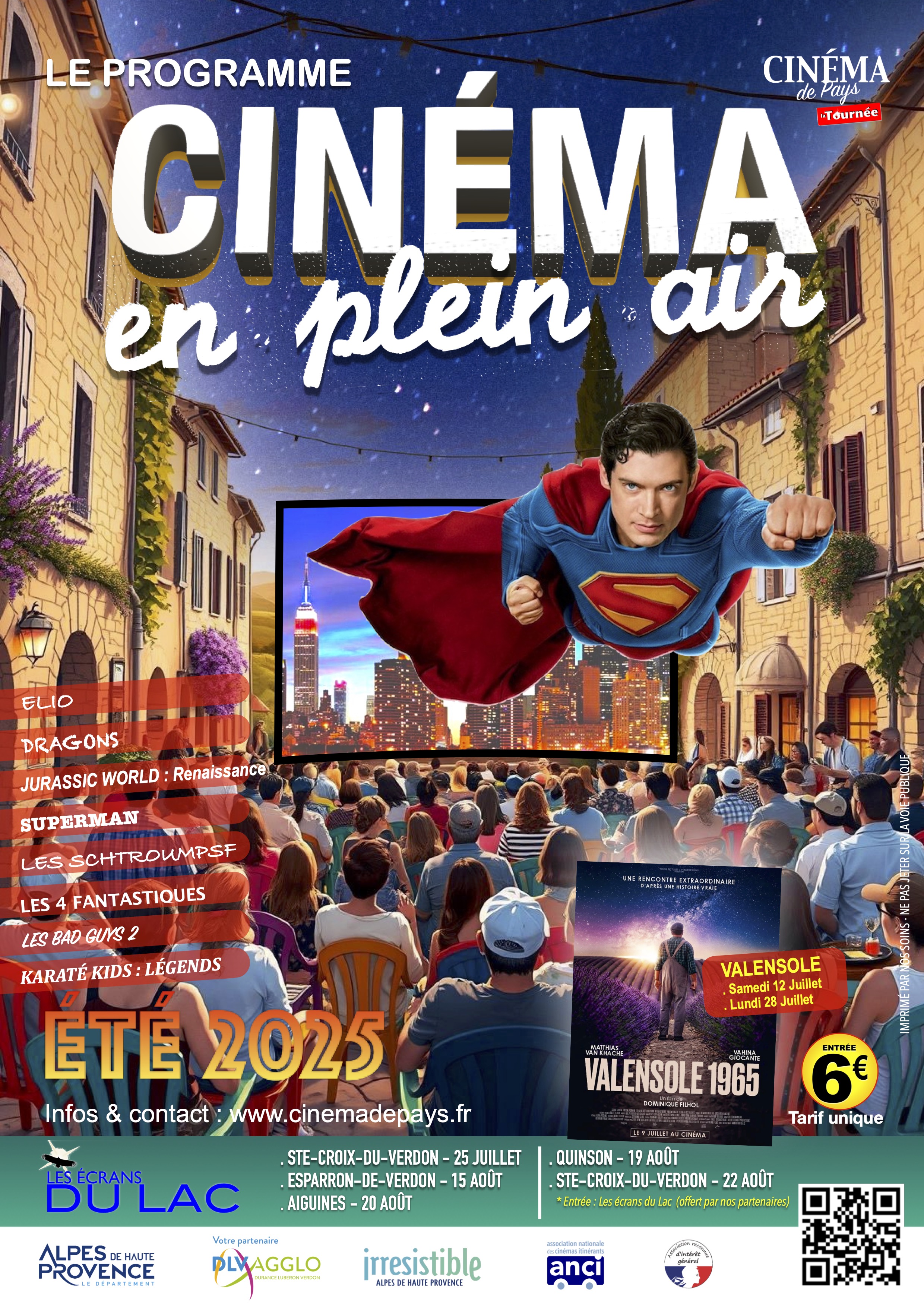 Evénement Cinéma en Plein Air